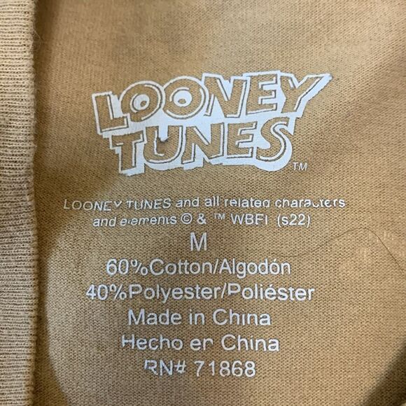 Warner Bros. Looney Tunes Tan Tee, medium - Picture 4 of 8